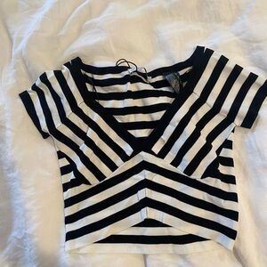 Zara Striped Crop Top